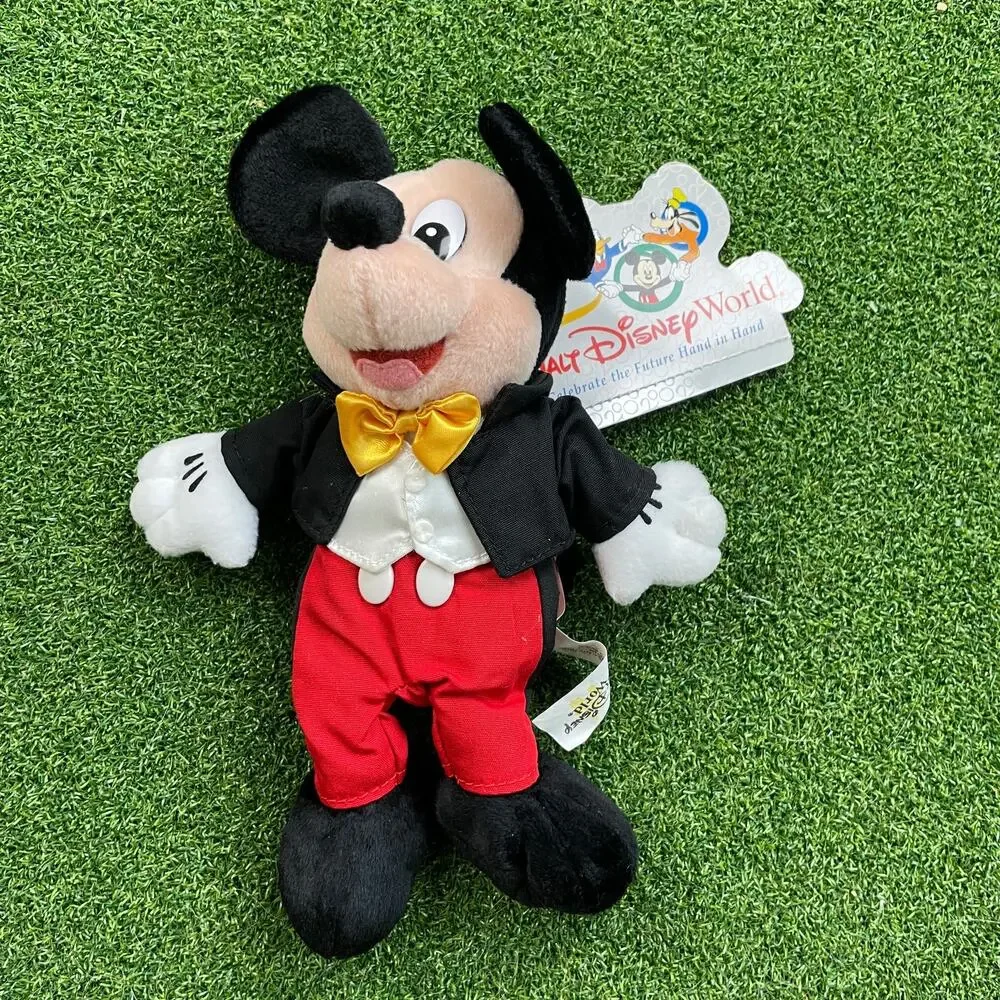 Disney Bean Bag Plush Park Costume Mickey Mickey Mouse 9 Inch MWT